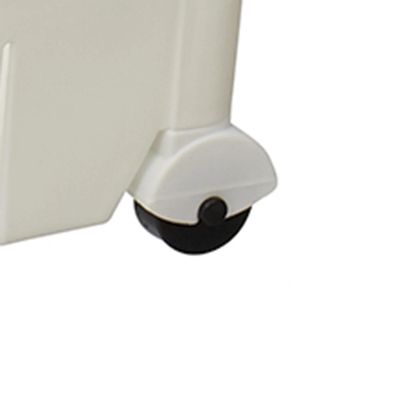 Platzspar-Regal Mobil weiß schmal 72x12x54cm