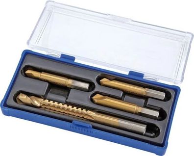 Schraubenausdreher Set 4-teilig 5, 7, 8 mm + 2in1 Fräsbohrer