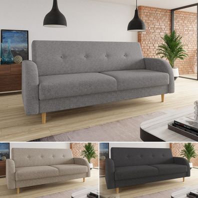 Schlafsofa Kelso - Sofa mit Bettkasten und Schlaffunktion, Bettsofa, Couchgarnitur