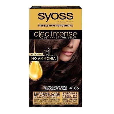 Syoss Oleo Intense Haarfarbe 4-86 Schokoladenbraun 115 ml
