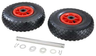 Zwillingsbereifung Stützräder Anhänger 140 kg Ø 260 mm