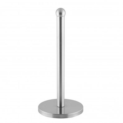 Küchenrollenhalter aus Edelstahl, ø15 x 35 cm, mit stabilem Standfuß