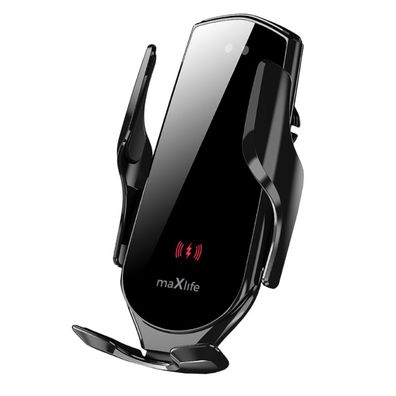 Maxlife MXCH08 Auto Handyhalterung Schwarz mit 15 W induktiver Ladefunktion automa