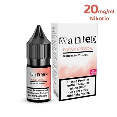 Wanted Overdosed Schwarzkirsche * 20mg/ml* Nikotinsalz, 10ml Liquid