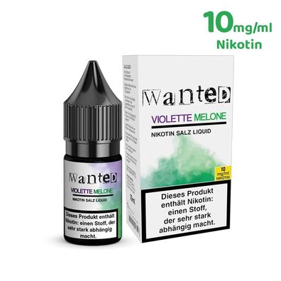 Wanted Overdosed Violette MELONE * 10mg/ml* Nikotinsalz, 10ml Liquid