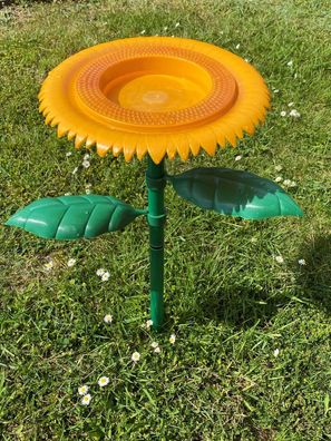 Vogeltränke Sonnenblume 43,5 cm wetterfest Kunststoff