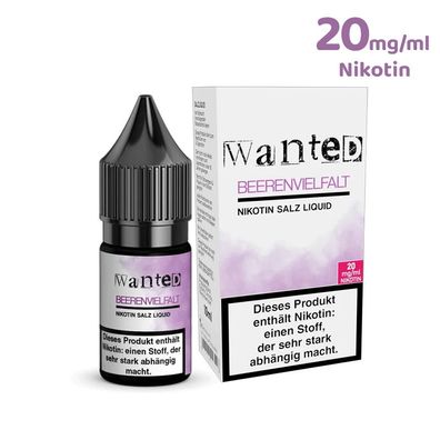 Wanted Overdosed Beerenvielfalt * 20mg/ml* Nikotinsalz, 10ml Liquid