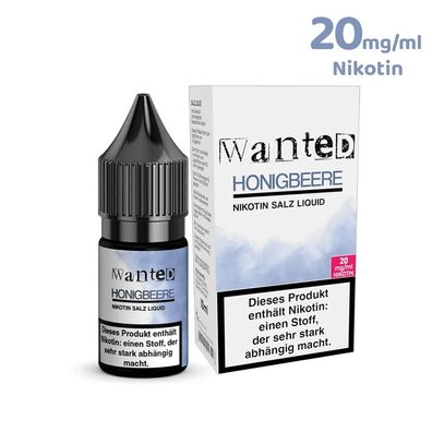 Wanted Overdosed Honigbeere * 20mg/ml* Nikotinsalz, 10ml Liquid