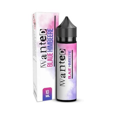 Wanted BLAUE Himbeere Longfill Aroma für E-Zigaretten 10ml