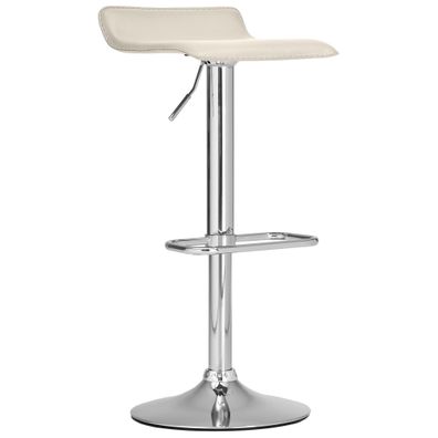 Barhocker Tresenstuhl Küchenhocker Kunstleder höhenverstellbar drehbar creme