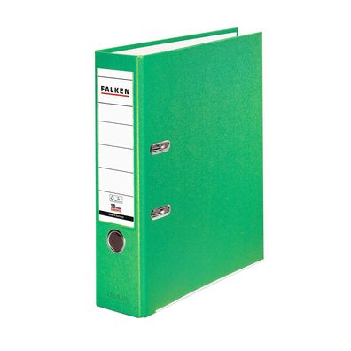 Falken Ordner 8cm PP-Color Kunststoff-Ordner breit DIN A4 Hellgrün 11286739 Ringordne