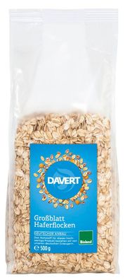 6x Davert Großblatt Haferflocken Bioland, 500g 500g