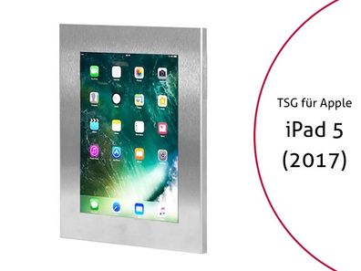 TabLines TSG041E Tablet Schutzgehäuse für Apple iPad 5 (2017), Edelstahl