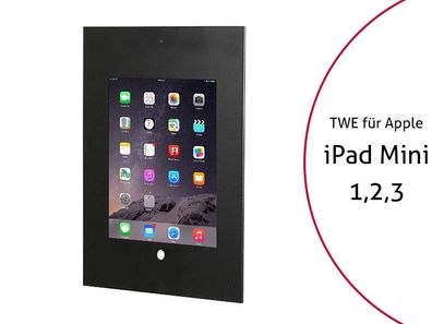 TabLines TWE026B Tablet Wandeinbau für Apple iPad Mini 1-2-3, DS, HB