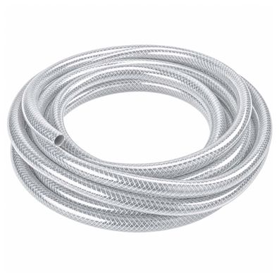 Wiltec PVC Gewebeschlauch Innen-Ø9mm 10m Lebensmittelschlauch Druckluftschlauch