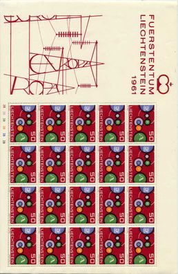 Liechtenstein BLOCK Kleinbogen Nr 414I BO2B * * X7A6BC6