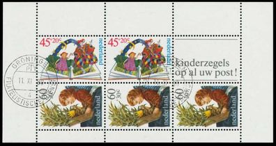 Niederlande Block 21 zentrisch gestempelt S017372