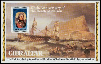 Gibraltar Block 7 postfrisch S0175A6