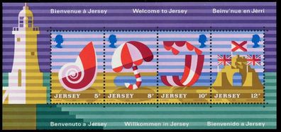 JERSEY Block 1 postfrisch S018676