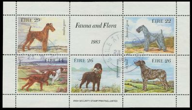 IRLAND Block 4 zentrisch gestempelt X7F4F2A