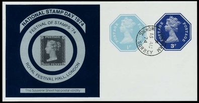 Grossbritanien Nr SS 1974 1P Gebraucht Ganzsach S018A7E