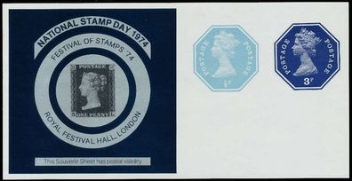 Grossbritanien Nr SS 1974 1P Ungebraucht GANZSA S018A8E