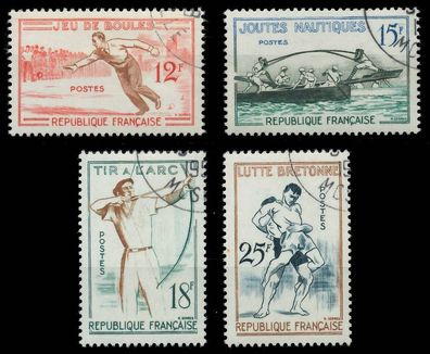 Frankreich 1958 Nr 1197-1200 gestempelt X3EC1FE