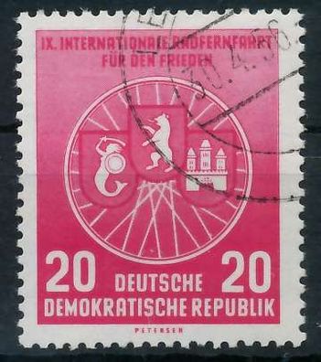 DDR 1956 Nr 522YI gestempelt X9658A6