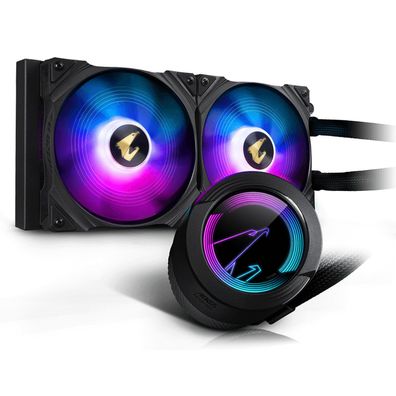 Gigabyte AORUS Waterforce 280 - Prozessor-Flüssigkeitskühlsystem - Kühlergröße: 280 m