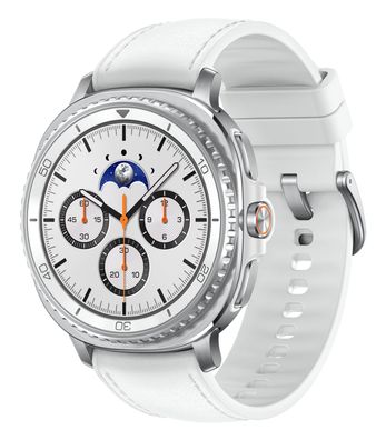 Samsung Galaxy Watch8 Classic - 46 mm - intelligente Uhr mit hybrid band - Hybr... ->