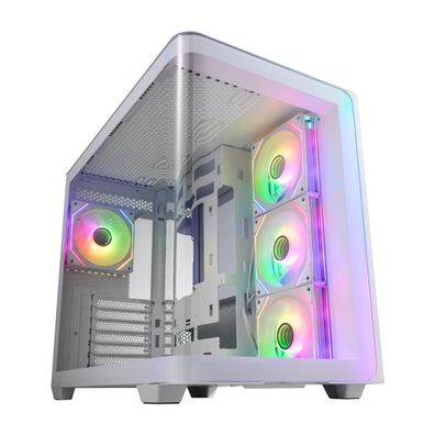 M580, Tower-Gehäuse weiß, Tempered Glass x 2