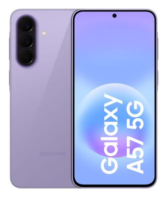 Samsung Galaxy A57 5G, 17 cm (6.7 Zoll), 8 GB, 256 GB, 50 MP, Android 16.0, Lila