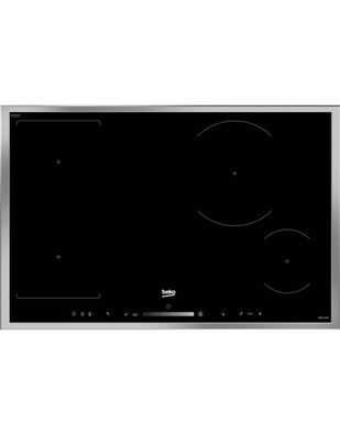 HII 84500 FHTX, Autarkes Kochfeld schwarz/silber, 77 cm