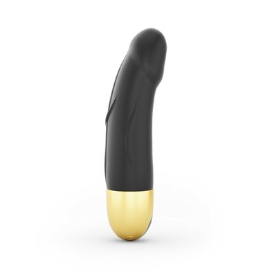 Real Vibration S 2.0 realistischer wiederaufladbarer Vibrator Schwarz & Gold