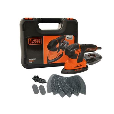 Black&Decker Dreieckschleifer Mouse m.6 Schleifgitt KA2500K