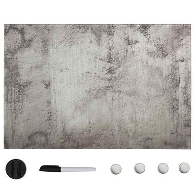 vidaXL Magnettafel Wandmontage Glas 60x40 cm