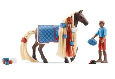 Schleich 42586 Horse Club Starterset Leo & Rocky Sammelfigur Spiel Set