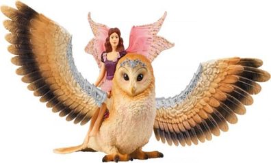 Schleich 70789 Bayala Sammeleinhorn Elfe auf Glitzer Eule Sammelfiguren Elfen