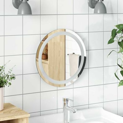 vidaXL LED-Badspiegel 40 cm Rund
