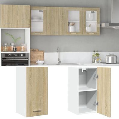 vidaXL Hängeschrank Lyon Sonoma-Eiche 29,5x31x60 cm Holzwerkstoff