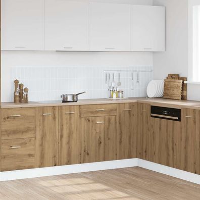 vidaXL Schubunterschrank Lyon Artisan-Eiche 50x46x81,5 cm Holzwerkstoff