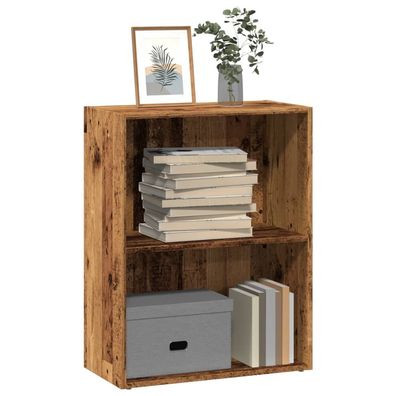 vidaXL Bücherregal Altholz-Optik 60x30x77 cm Holzwerkstoff