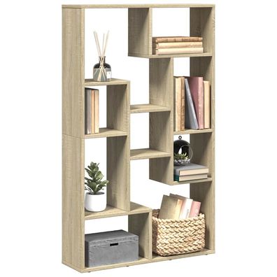 vidaXL Bücherregal Sonoma-Eiche 72x20x120,5 cm Holzwerkstoff