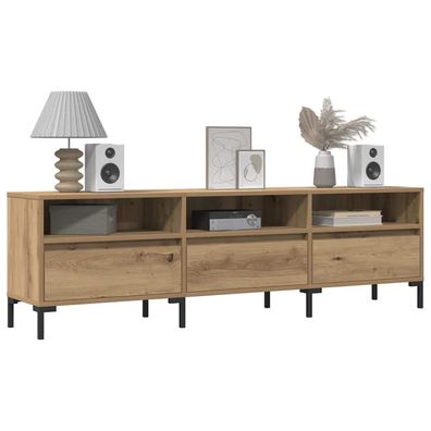 vidaXL TV-Schrank Artisan-Eiche 150x30x44,5 cm Holzwerkstoff