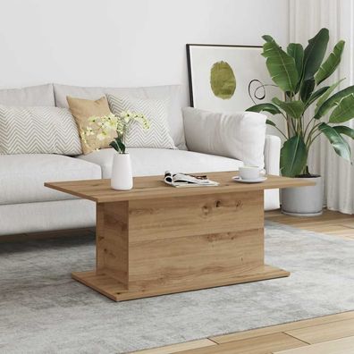 vidaXL Couchtisch Artisan-Eiche 102x55,5x40 cm Holzwerkstoff