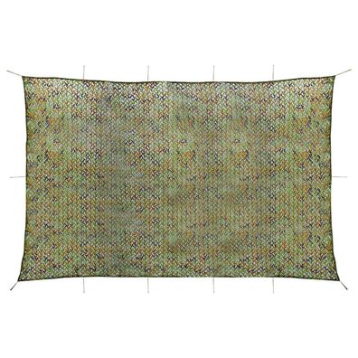 vidaXL Tarnnetz mit Aufbewahrungstasche 4x5 m Grün