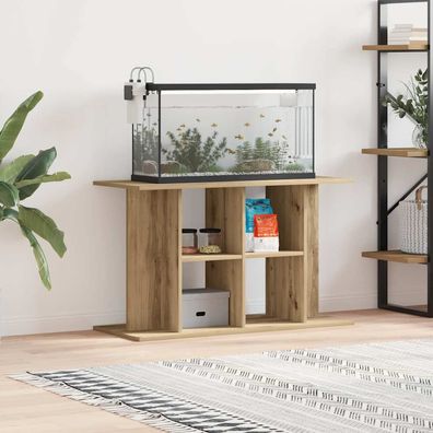 vidaXL Aquariumständer Artisan Oak 100x40x60 cm Holzwerkstoff