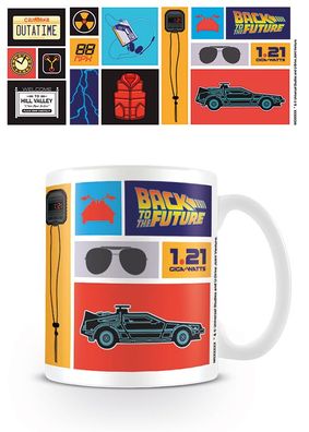 Zurück in die Zukunft Tasse Back into the Future Cup Kaffetasse Tazza NEU NEW