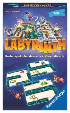 Das Verrückte Labyrinth Kartenspiel Ravensburger 20849 Spielkarten Playing Cards