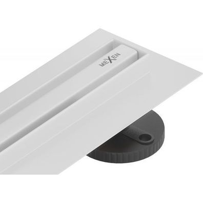 Mexen Flat 360° Slim linearer Duschablauf 100 cm, Weiß - 1241100